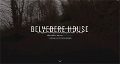 Desktop Screenshot of belvederehouse.co.uk